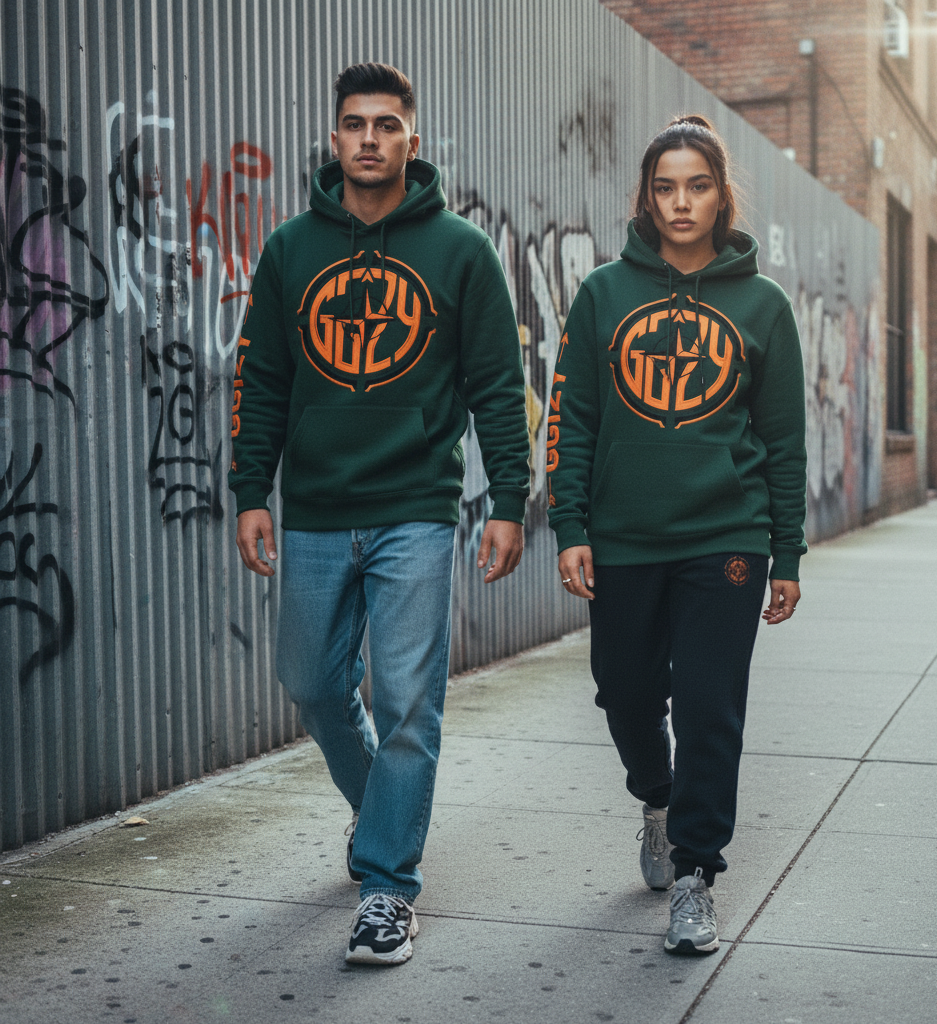 GGIZY Urban Explorer Hoodie, Heavyweight Comfort